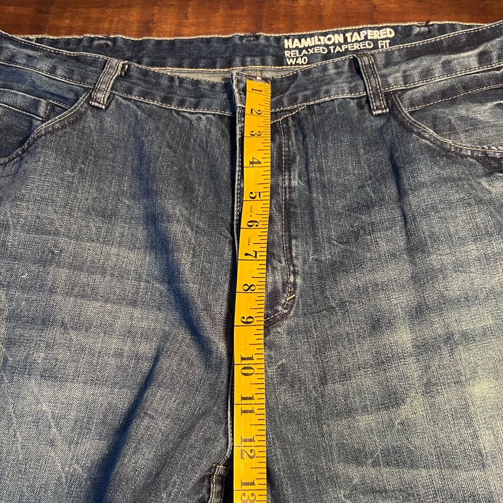Sean Jean Hamilton Tapered jeans relaxed tapered fit medium dark blue - Picture 5 of 11